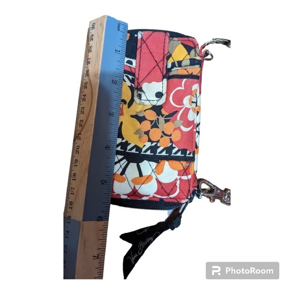 Vera Bradley Floral Zip ID Case Wallet Wristlet Card Holder‎ - Picture 4 of 4